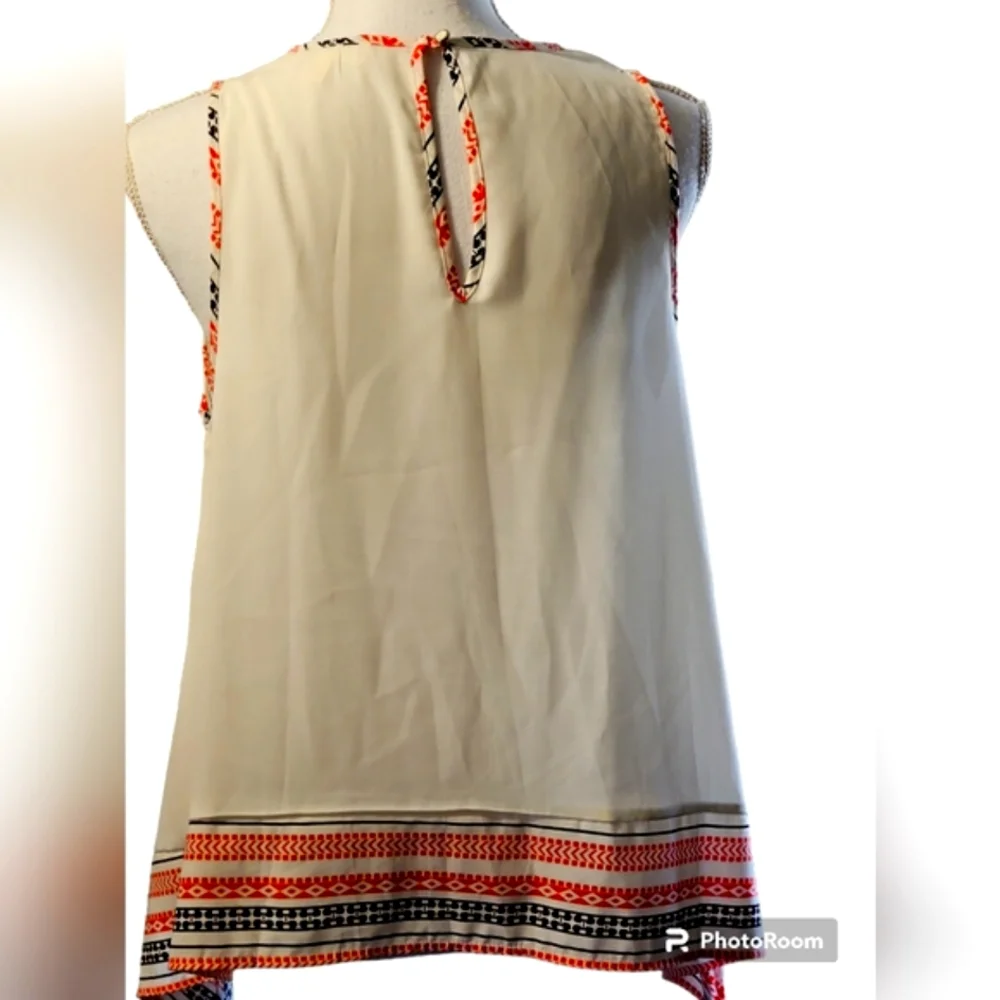 Monteau Los Angeles Tank Top, Flowy, Longer On The Sides, Size L - Picture 4 of 9